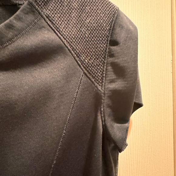 Theory Navy Neoprene Peplum Dress - Picture 5 of 6